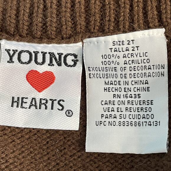 Vintage Y2K Unique Young Hearts Western Fringe Cowgirl Long Cardigan Size 2T - Picture 6 of 10